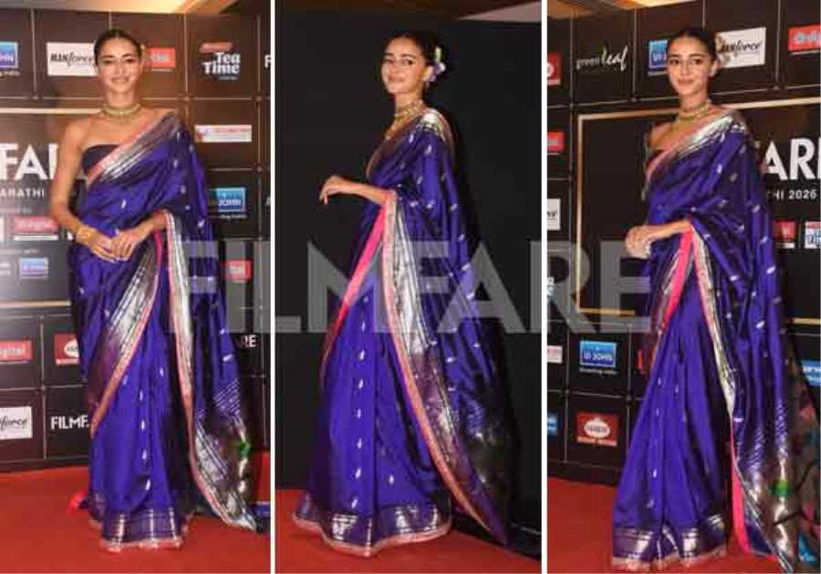 Filmfare Awards Marathi 2026: Ananya Panday Looks Like a Dream in a Saree 