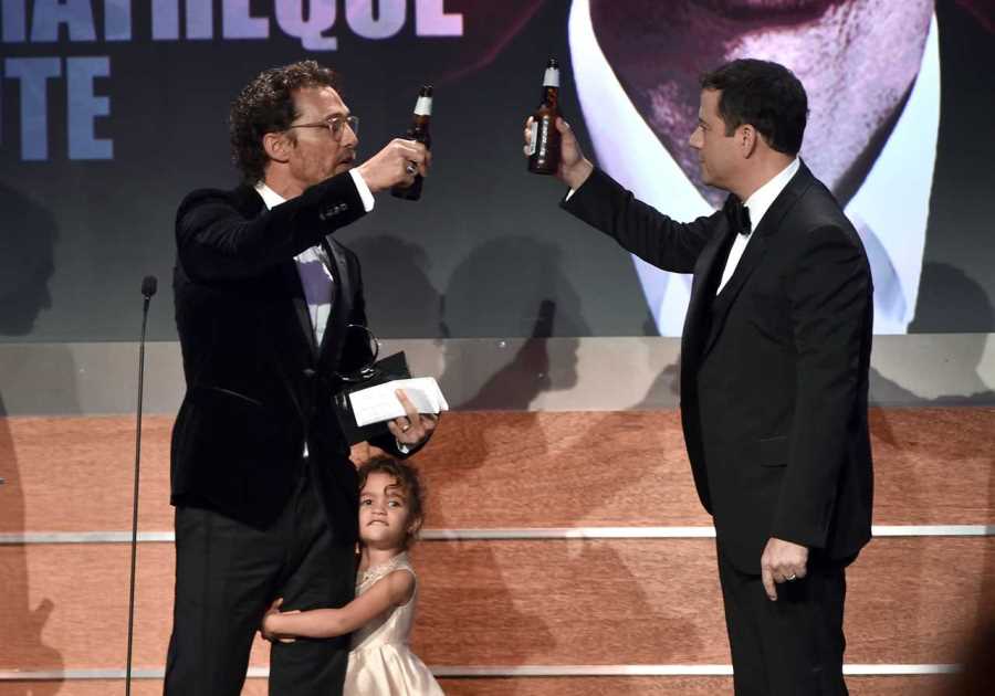 Jimmy Kimmel Says Matthew McConaughey Rubbed His Bulge Against Him at Emmys