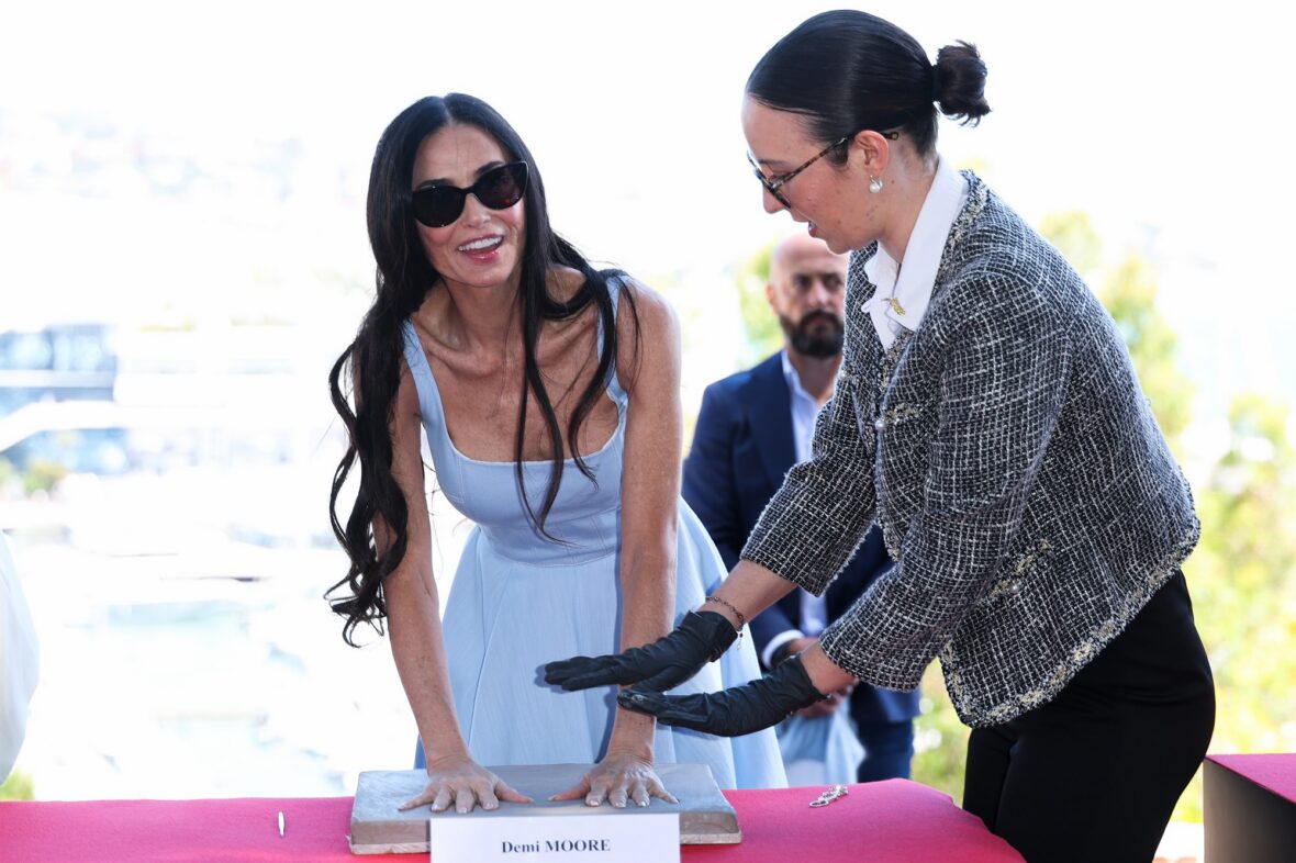Demi Moore, Ruth Negga, & Fellow Cannes Jury Members Get Immortalized at Handprint Ceremony